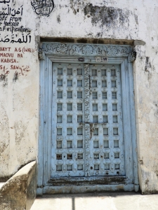 Arabic doors in the stone Town of Zanzibar
